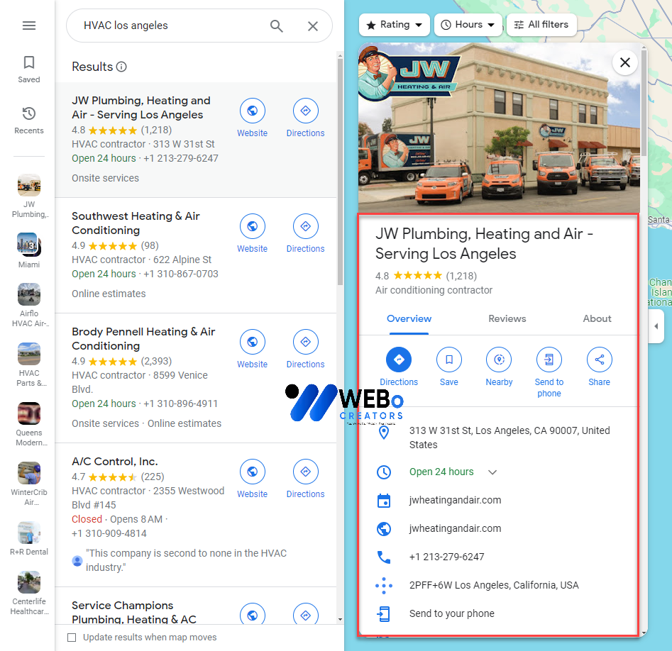 GMB Google Business Profile optimization in Washington dc 2026 for Google Maps ranking, local SEO, and business visibility