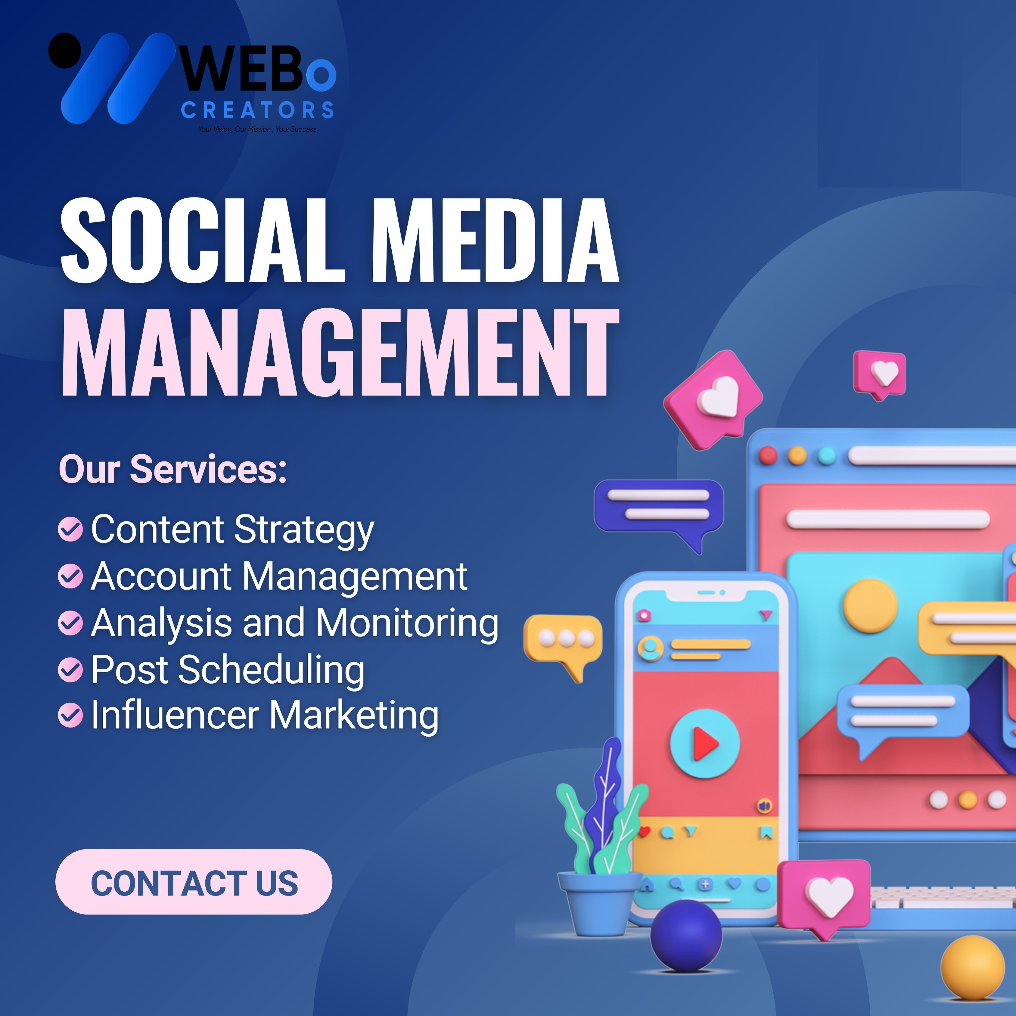 Social Media Account Management Services in Washington dc | Facebook Instagram Marketing