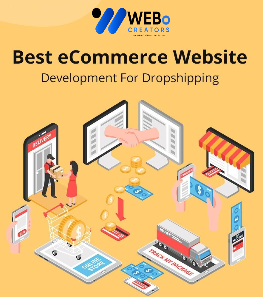 Modern Shopify dropshipping store design for online selling in Washington dc 2026