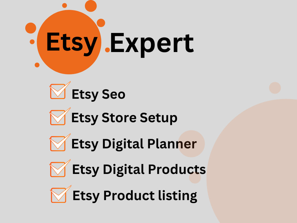 Etsy Shop Setup Service | Branding, SEO, Banner Design, Product Listings in Washington dc