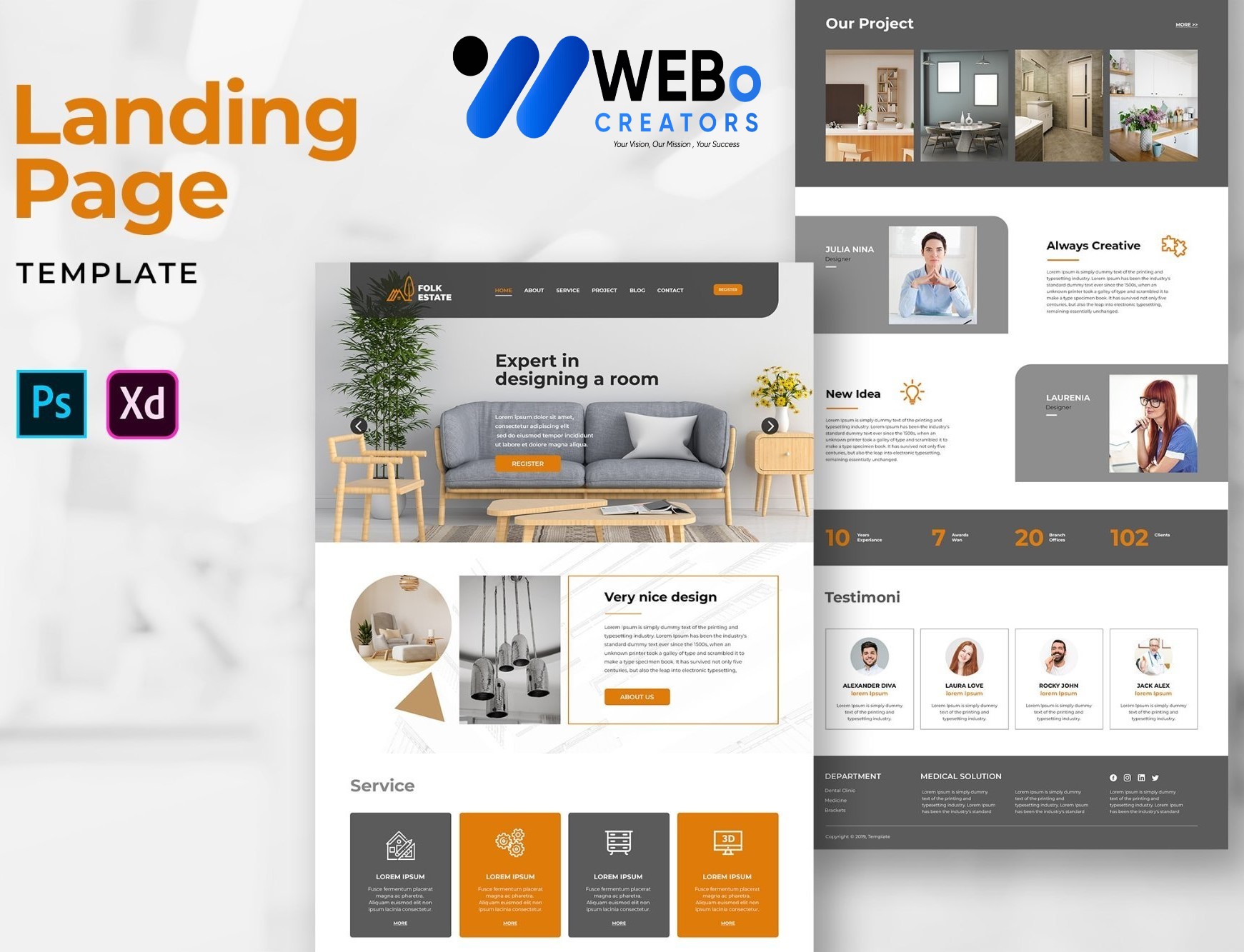 Creative Landing Page Designs, Themes, Graphic Elements for Washington dc Businesses 2026