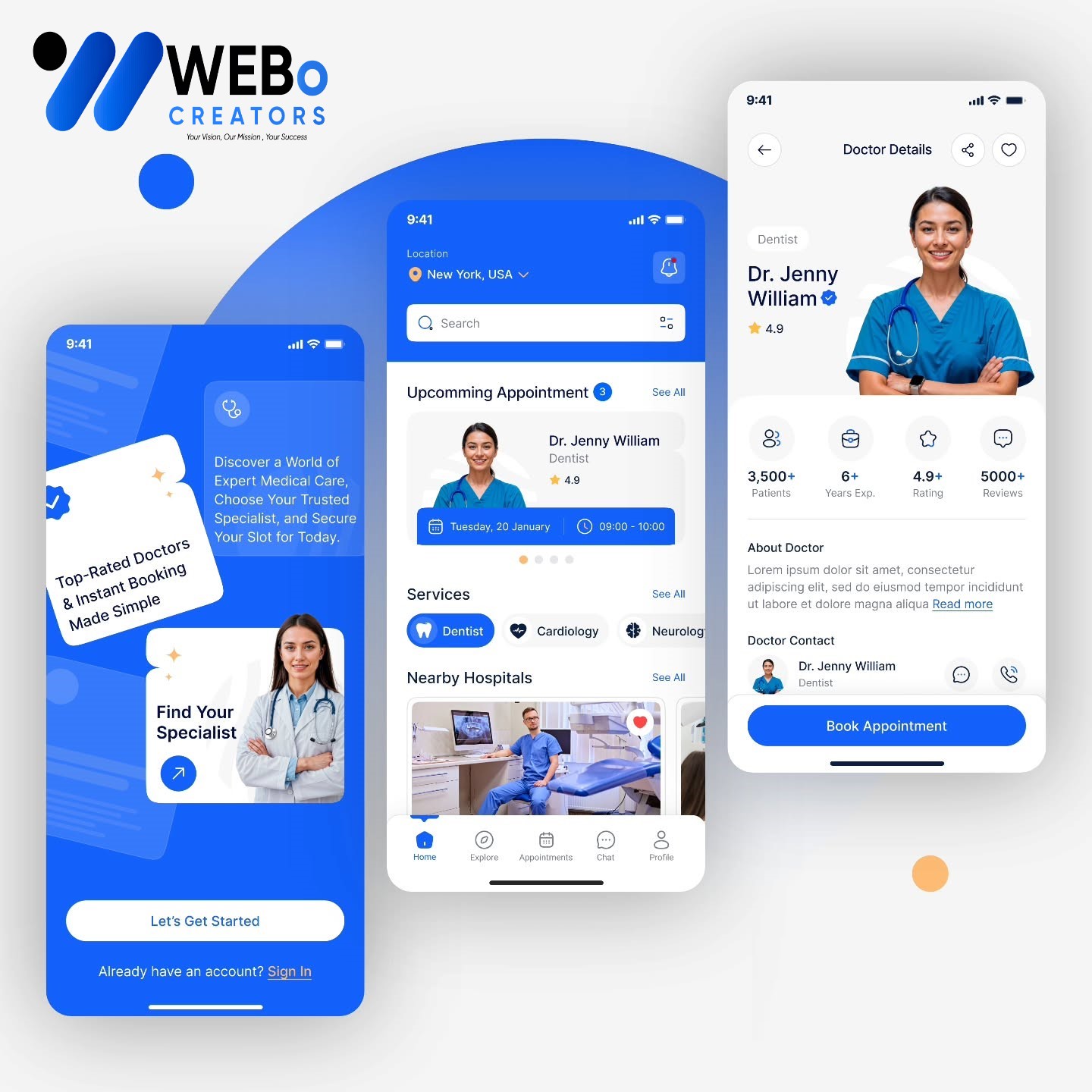 iOS App UI/UX Design | Custom iPhone & iPad Interface Design Washington dc 2026 - Mobile App Design
