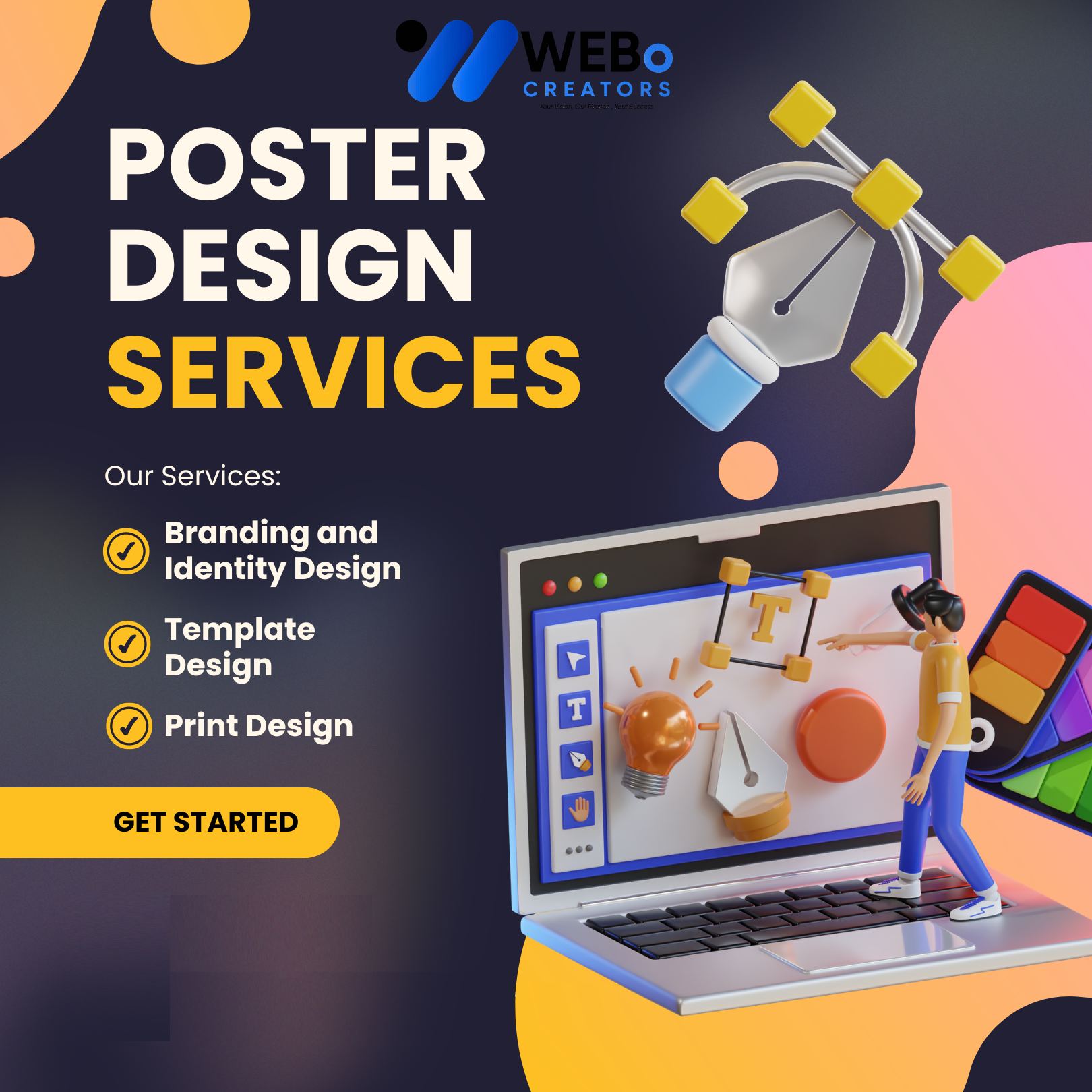 Poster Design Service | Get Powerful Advertising Poster in Washington dc for Business and Events