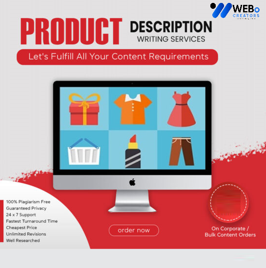Product Description Writing Services | Best Digital Marketing Agency | Web Design in Washington dc for online stores