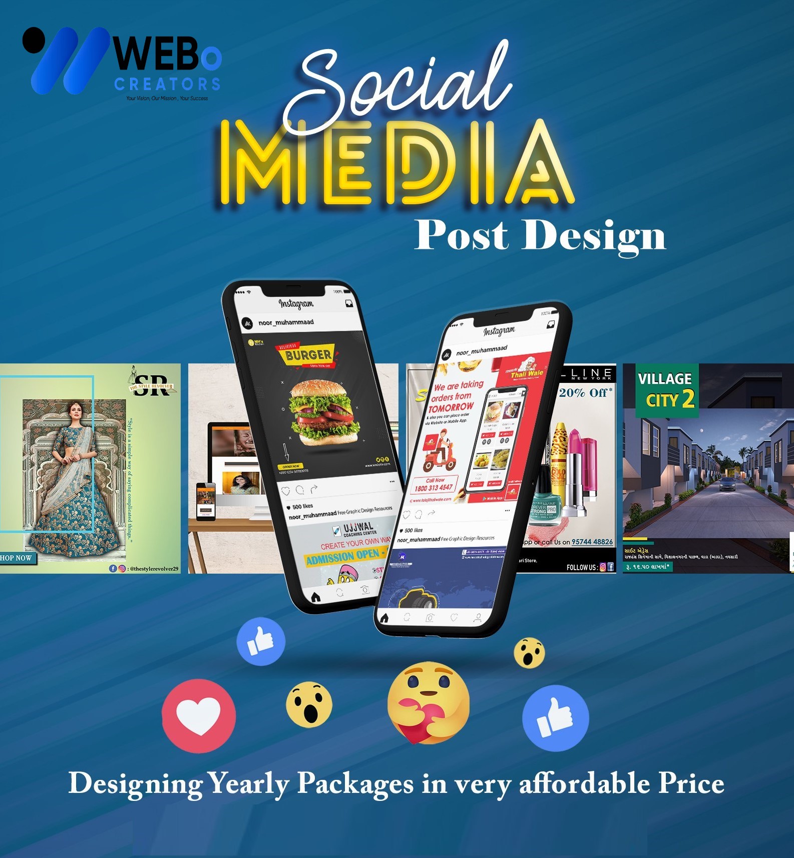Social Media Post Design Services in Washington dc for Businesses and Brands