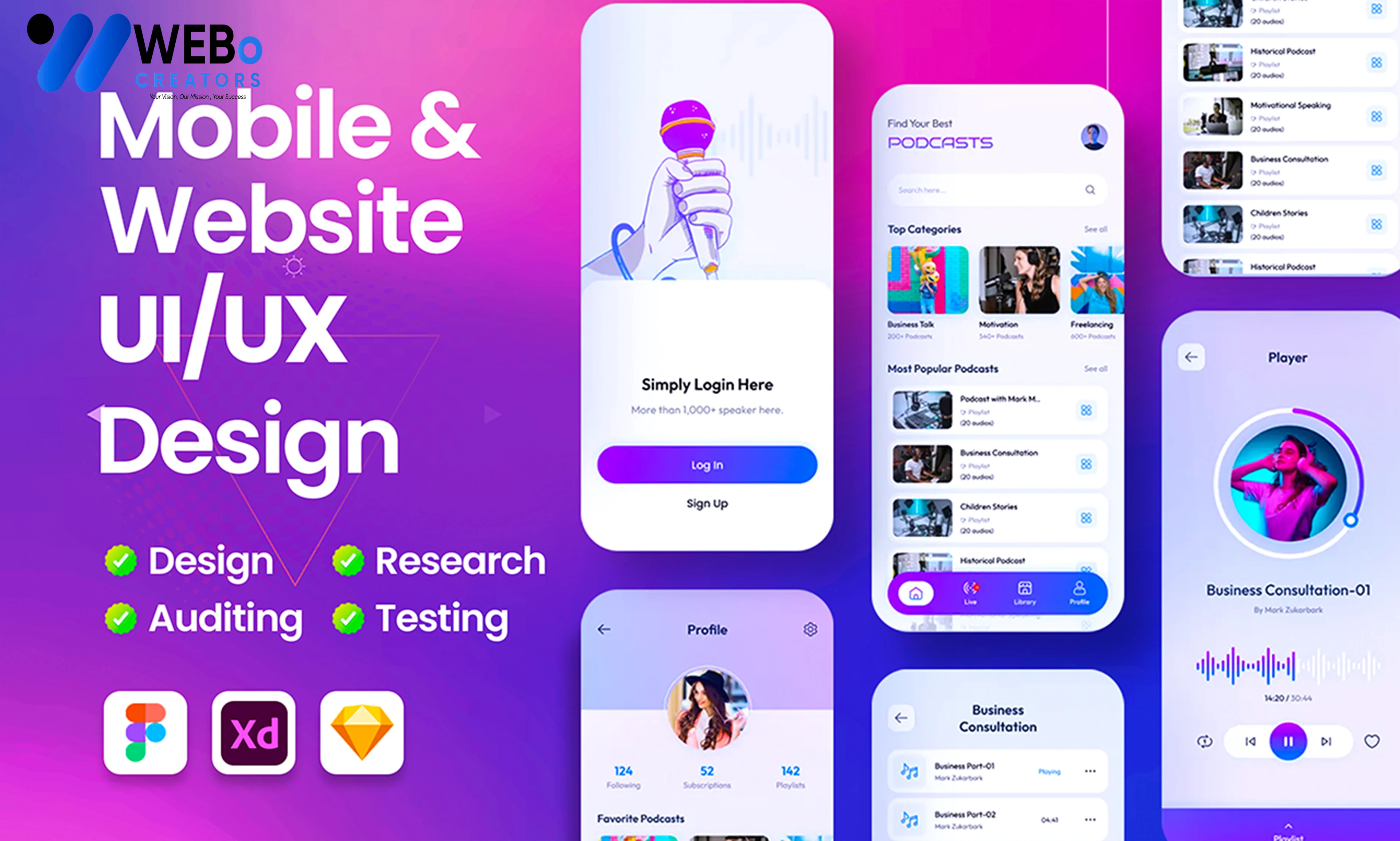 Flutter App UI/UX Design | Beautiful Flutter Interface Design in Washington dc