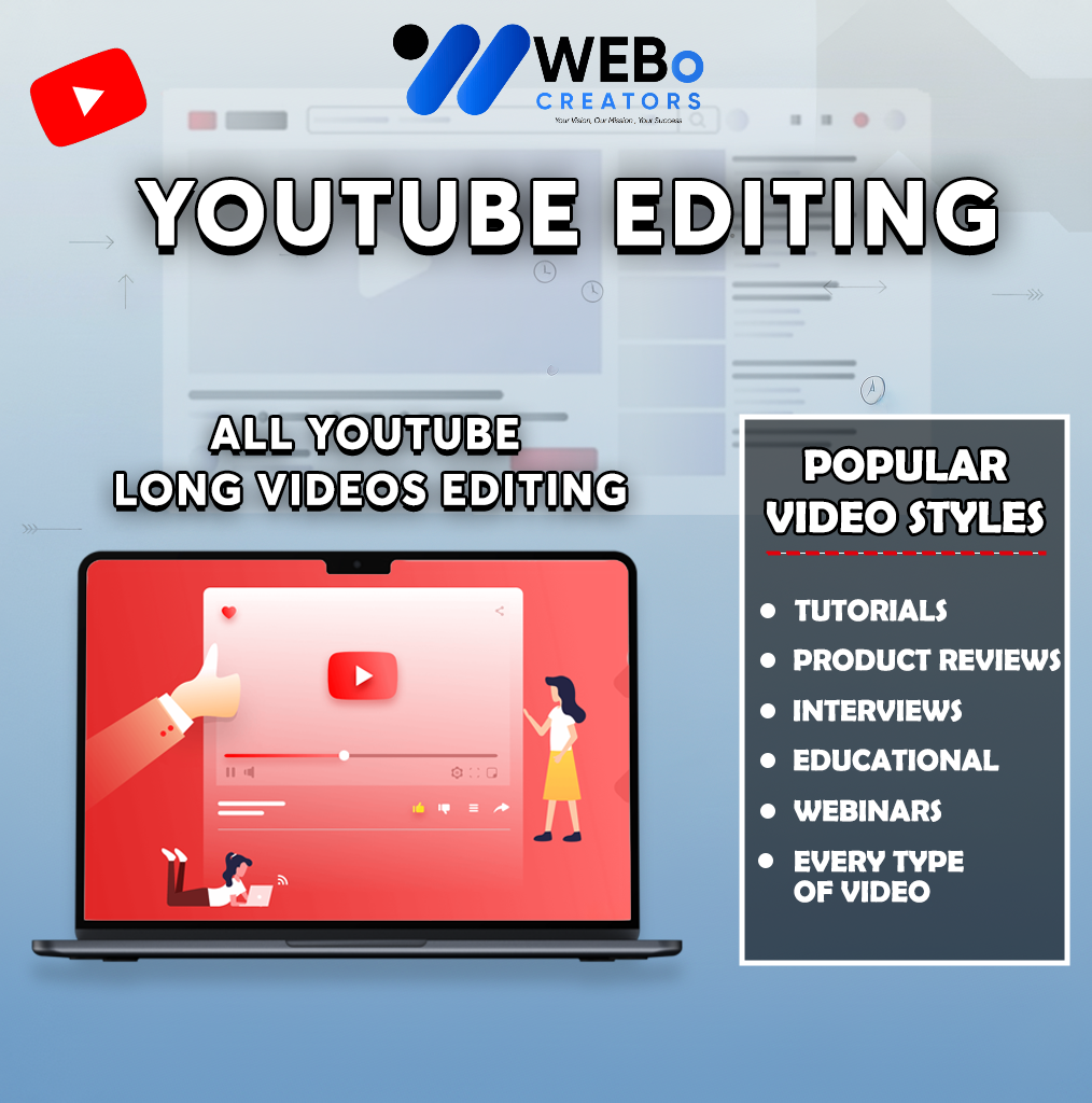 YouTube Video Editing Services at Affordable Cost - Hire Experienced YouTube Video Editors in Washington dc